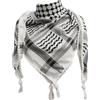 Pastoralist Palestina Keffiyeh, 1, 2x1, 2 m Soft Cotton Palestiniano Sciarpa Testa Acquino del collo, Maestro unisex con Nappa