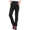 Generisch - Pantaloni da donna da trekking e outdoor impermeabili, softshell, foderati, invernali, con tasche per snowboard, sci, caccia, spessi pantaloni da neve, funzionali, Nero , L