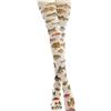 Whyzsjnclg Collant funky, collant modellati di pesce tropicale colorati stampati 120d collanati divertenti per donne cimpili morbidi con design per ragazza