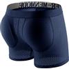 Peosaard Intimo Imbottito da Uomo, Intimo Imbottito da Uomo Mesh Traspirante Sollevamento Glutei da con Imbottitura per Fianchi, Blu Scuro, Sollevamento Glutei