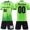 OPUTWDF Completi da Calcio Personalizzabili Bambino Uomo con Numero Nome Team Logo Divise Calcio Personalizzate