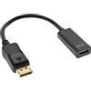 InLine Cavo adattatore InLine® da DisplayPort a HDMI con audio, connettore maschio DisplayPort a connettore femmina HDMI