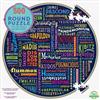 EEBOO Puzzle rotondo 100 parole grandi 500 pezzi