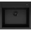 Elleci Lavello 1 vasca 57x51cm Elleci Best 105 Granitek Nero LGB10540BKM