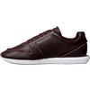 Calvin Klein Uomo Retro Runner Lace Up Lth Pinch Ym0ym01455 Calze, Rosso Bordeaux Oyster White Desert Taupe, 41 EU, Rosso Bordeaux Oyster White Desert Taupe, 41 EU