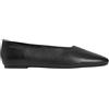 Calvin Klein Donna Ballerine Round in Pelle, Nero (Triple Black), 41