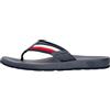 Tommy Hilfiger Uomo Infradito Molded Beach Sandal con Fascetta in Tessuto, Multicolore (Rwb), 41
