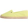 Tommy Hilfiger Espadrillas da Donna in Tela con Bandiera Fw0Fw08541, Verde (Lime Zing), 40