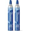 SodaStream - 2x Cilindri CO₂ a vite, fino a 120L di acqua frizzante