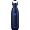 SodaStream Fizz & Go-Borraccia Blu scuro per bevande frizzanti in acciaio con doppia parete isolante da 0,9 l,mantiene le bevande calde o fredde per 12 ore,compatibile con macchine per acqua frizzante