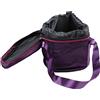 SEAFRONT Custodia per Campane Tibetane in Cristallo Viola, Design Ispessito, Doppia Cerniera, Custodia per Campane Tibetane con 2 Tasche Esterne (12 pollici viola puro)