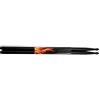 Alomejor Drum Stick Bacchette Musicali Antiscivolo per Esercizi Batteria su Drum Pad - Punta Resistente Nero Per Batteristi