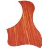 equlup Battipenna per chitarra, battipenna autoadesivo per chitarra acustica Piastra antigraffio per decorazioni per chitarra 3D con venature del legno in PVC (Forma di uccello)