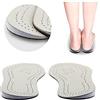 LZQMO 1 Paio Solette Ortopediche Gamba in Pelle O/X Inserti Scarpe correzione l'allineamento del Piede Colpo al Ginocchio Dolore Arco Gambe Valgo Varo 39-40 As Shown