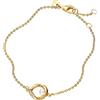 Pandora Bracciale da donna con perla color oro 563830C01, 563830C01-20, Argento sterling, Zirconia cubica