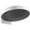 hansgrohe Rainfinity Soffione doccia 360 3 getti con attacco a parete, bianco opaco, 26234700