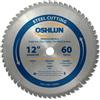 Oshlun TCG lama 2,5 cm con mandrino per acciaio e metalli ferrosi, SBF-120060