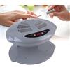 YUYTE Essiccatore professionale per unghie a freddo e ad aria calda 400 W, lampada UV per unghie con sensore LED per unghie curative e unghie per piedi (argento)