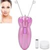 YUYTE Epilatore Elettrico con Filettatura,Filettatrice per epilatore facciale per capelli facciali Filo di cotone Epilatore ricaricabile per Femminile Facciale Gambe Braccia