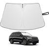 YEE PIN Parasole anteriore compatibile con VW Tiguan II 2 2016-2023, parasole 2 in 1, pieghevole, con borsa coprivolante, in fibra di raffreddamento, protezione UV e polvere