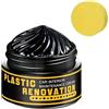 TYUKXJH Kit di restauro nero per veicoli, 30 g, detergente lucido per parabrezza ripristina la luminosità alle plastiche e gomma invecchiate, uso su specchi, maniglie e paraspruzzi