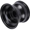 Akozon Cerchione per ATV 8 Pollici, Cerchione in Acciaio 18X9.50-8 con 4 Fori, Rivestimento in Vernice Nera per Go-kart, Quad, Tosaerba