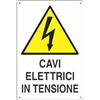 Dakota Cartello Cavi Elettrici in Tensione 60 x 40 cm