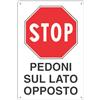 Dakota Cartello pedoni lato opposto 60x40 cm