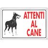 Dakota Cartello Attenti al Cane con Dobermann Adulto 20x30 cm