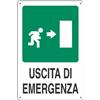 Dakota Cartello uscita di emergenza a destra 20 x 30 cm