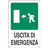 Dakota Cartello uscita di emergenza a sinistra 20 x 30 cm