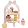 Espositore Dolci Finto Creatività Torta Giocattolo in Legno Motricità Fine
