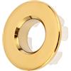 MOUMOUTEN Tappo lavandino Bagno, Foro per Lavello Circolare per Lavello in Ottone, Scarico lavandino Bagno per Case, Centri Commerciali, Hotel,Cucina(Oro)