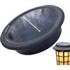 Generico Coperchio Di Ricambio Per LuciSolari, Coperchio Di Ricambio Per Lanterne Con Pannello Solare, accessoris Per Illuminazione Esterna Da 11 Cm Per LuciSolari A LED E Decorazioni Da Giardino.