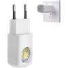Generico Lampada Notturna A Spina Da Inserire Nella Presa | Lampada A LED Da Parete - Per Cucina Con Sensore Automatico Per Il E L'Alba,Per Camera Da Casa Bagno Soggiorno Cucina