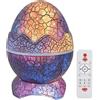 YWBL-WH Proiettore per Stelle a LED con Uova di Dinosauro, Proiettore per Stelle a LED Proiettore per Luci Notturne Bluetooth Ad Angolo Regolabile con di Dinosauro Rumore Bianco con, Applique