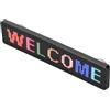 Jeffergarden Schermo LED Flessibile 12x72 Risoluzione, Insegna Pubblicitaria USB Bluetooth APP Controllo per Auto Finestrini Negozi Hotel Bar