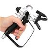Walfront Spruzzatori di Vernice, Airless Pistola a Spruzzo aria ad Alta Pressione della Vernice, Spruzzatori di Vernice in Lega di Zinco Galvanizzati Rame 517 Punta 1/4-18NPSM Ingresso 3600PSI Pressione