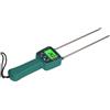 UPALDHOU Misuratore Di Umidità Per Fieno Con Trasmissione Vocale, Display LCD Digitale Tester Per Foraggio Grano Soia, Sonda Portatile Per Agricoltura Intelligente Misura 14 Colture Tra Cui Mais