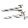 SagaSave 2 pezzi (1 coppia) di cerniere per ante Lift Up con supporto in acciaio inossidabile, cerniere pieghevoli con chiusura soft per armadi da cucina, armadi, roulotte, finestre, porte, mobili