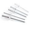 BE-TOOL 3,2 x 17 mm, set di 50 rivetti ciechi a testa bombata con testa grande in acciaio, dimensioni opzionali, per artigianato, borse, cinture, fai da te, pelle