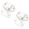 SagaSave Chiusure in plastica per porte, 2 pezzi, fermi per porte, accessori a tenuta forte, per armadietti, roulotte, armadi, camper, barche (B)