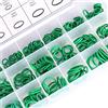 Ymiko 18 dimensioni 270 pezzi O-ring gomma guarnizione guarnizione guarnizione assortimento set AC O Ring auto auto camion aria con O-ring strumenti di sostituzione verde