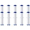 Générique 10 Pezzi Filtri In Cotone Lunghezza 7.5cm Filtro Soffione Doccia Rimovibile Cartuccie Filtro Soffione Doccia Universale Per Filtrare Polvere Detriti