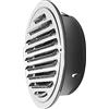 Yzwuyou Griglia di Ventilazione 120mm Inox in Acciaio Griglia Areazione Coperchio di Ventilazione Griglia Tonda da Incasso con Zanzariera