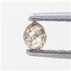 Sparkling Fancy Diamonds Diamante Naturale Incastonato Bead 0.07ct Forma Briolette Colore Marrone