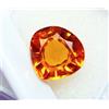 harshj_0 Naturale Arancione Zaffiro 6.95 KT Certificato A Qualità Taglio Pera Loose Gemma