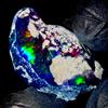 OPAL EMPIRE Opale Nero Sfuso Ethiopian Fire Opal Naturale 9,80 Ct 22x18 mm