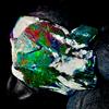 OPAL EMPIRE Ethiopian Opal Naturale, Opale Nero Secco Grezzo 12,5 Ct 20x14 mm, 1 Pz