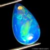 Egemdiamond Pera Cab AAA Floreale Flash Gioco Di Colore Cristallo Opale Fuoco 1.96ct 15x9mm